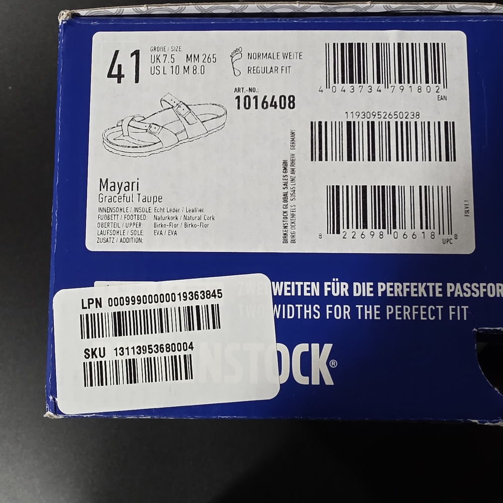 Birkenstock Womens Dark Brown Thong Sandals - Picture 6 of 6